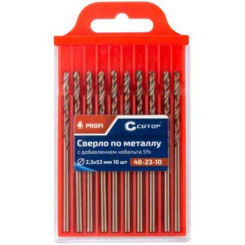 Сверло Cutop Profi 2,3*53 по металлу 10 шт   48-23-10