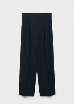 Брюки с широкими штанинами и низкой посадкой