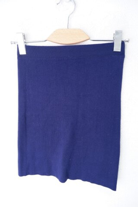 Юбка синяя трикотажная 42 размер