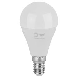 Лампочка светодиодная ЭРА GREEN LINE LED P45-15W-840-E14 GL E14 15 Вт шар яркий белый свет | Лампы cветодиодные Шар (G/P)