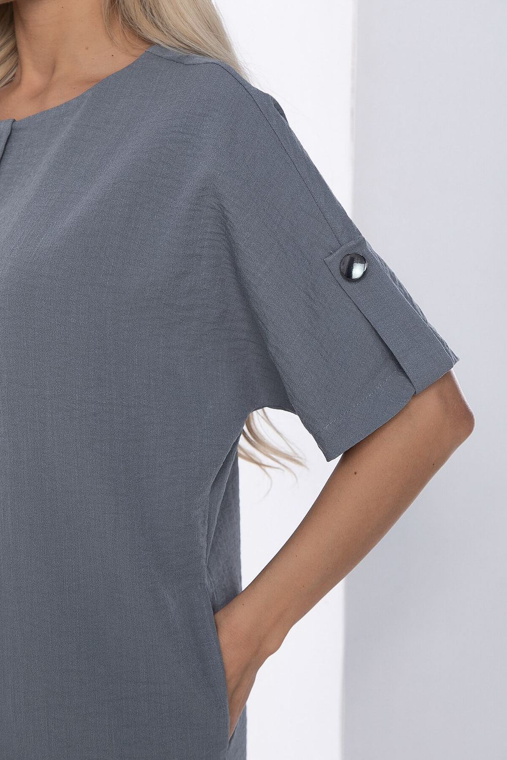 Платье Кайла люкс (серое) П10101 LT Collection