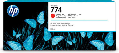 HP 774 Подлинный Красный P2W02A