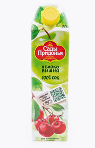 СОК САДЫ ПРИДОНЬЯ ЯБЛОКО-ВИШНЯ 1Л