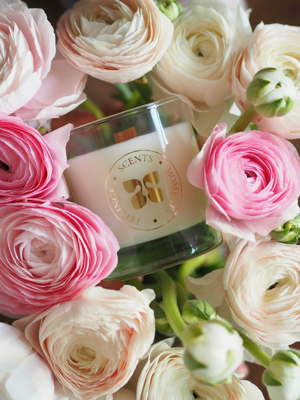 Свеча в стеклянном стакане 320 мл, Фирменный аромат «Sense You»