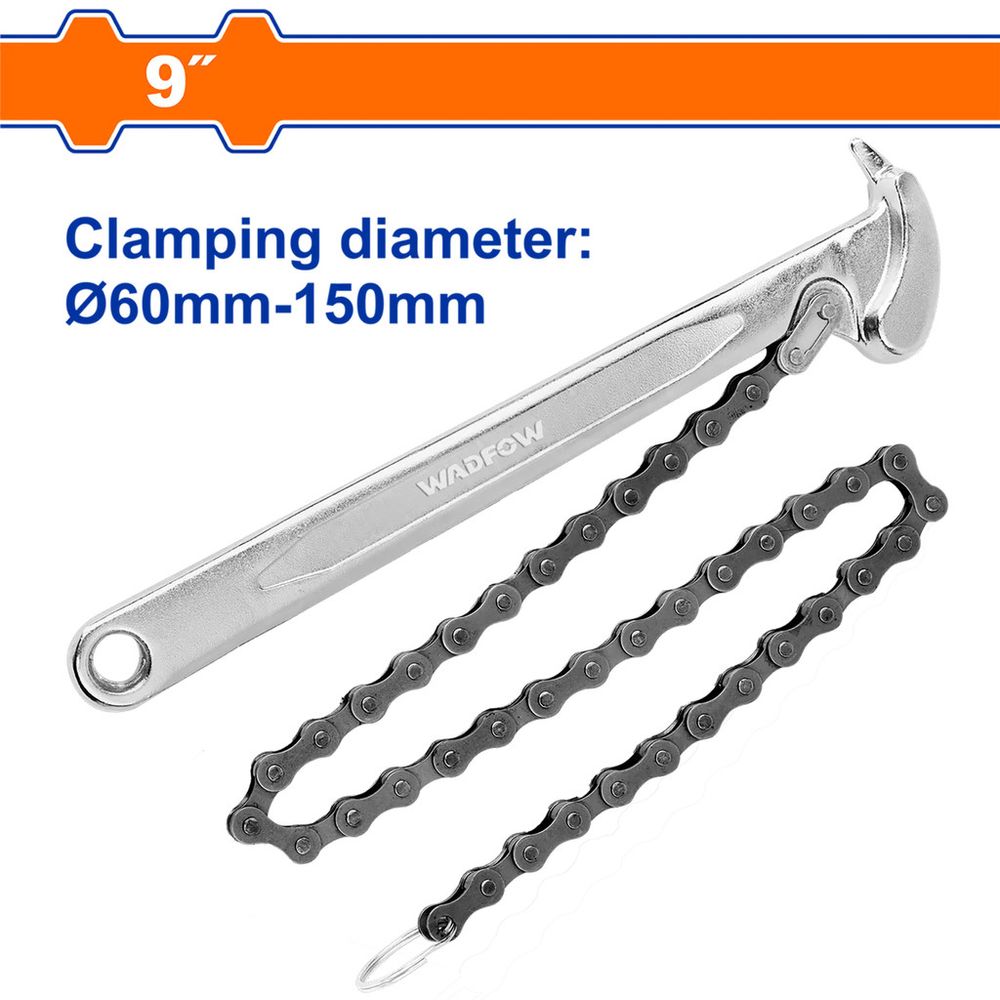 Цепной ключ WADFOW WAW1309 60-150 мм