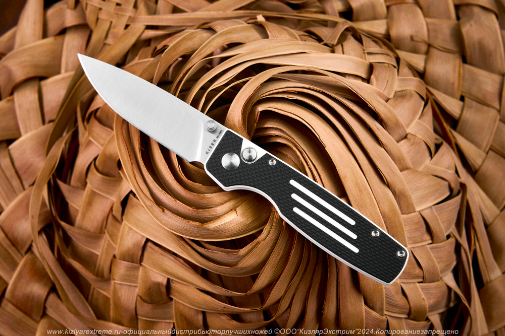 Складной нож Kizer Original сталь 154CM Satin рукоять G10