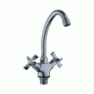 смеситель кухня LEDEME крест керамика гайка  L4922