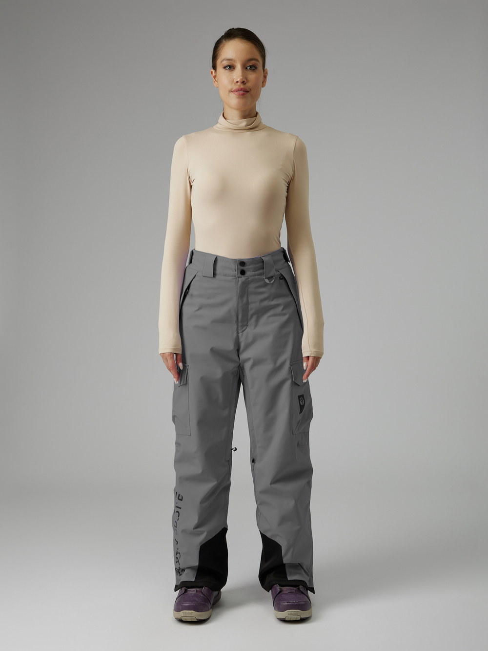 Брюки утепленные горнолыжные (серые)