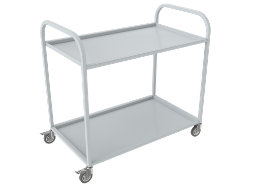 Тележка сервировочная ТС-2-8/5RAL, 800х500х860 мм