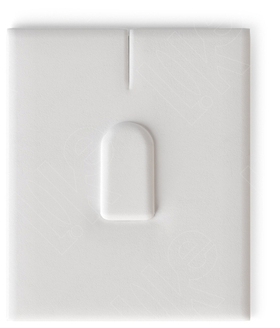 Вкладыш 09/наклонный/для кольца/язычок/прорезь для нитки