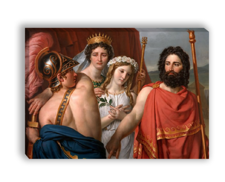 "Гнев Ахиллеса", Давид Жак Луи, картина для интерьера (репродукция)