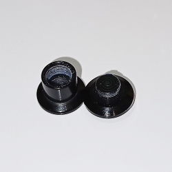 Яркие акриловые плаги "Пентакль" (диаметр 12 мм) 1 штука, для пирсинга ушей