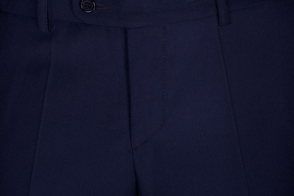 Строгие брюки с низкой посадкой STENSER, цвет синий