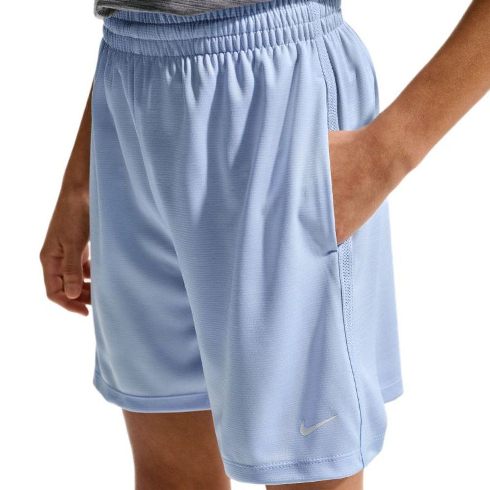 Детские теннисные шорты NMulti Big Training - hydrogen blue/royal pulse/heather/white