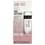 Aura Cacia, смесь эфирных масел, шариковый для смягчения кожи, роза, 9,2 мл (0,31 жидк. унции)