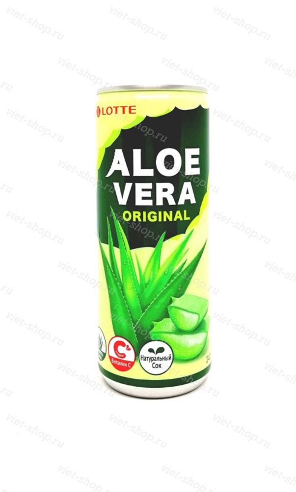 Напиток негазированный Aloe Vera Original, Lotte, Корея, 240 мл.