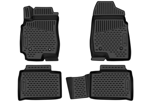 Коврики 3D в салон, для FAW Besturn X80 (I, Ir), 2013-, кроссовер , 4 шт. (полиуретан)  AFM3D6217210K