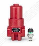 WKDFBN/HC60G10B1.1 - Напорный фильтр гидравлический одинарный модели DF тонкость фильтрации 10 мкм, типоразмер 60, вид присоединения: резьба G1/2, материал корпуса - чугун, рабочее давление до 420 бар, визуальный индикатор загрязнения