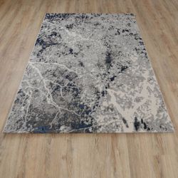 Ковер ALMIRA 0.8*1.5 дизайн GR734 GREY/N.BLUE