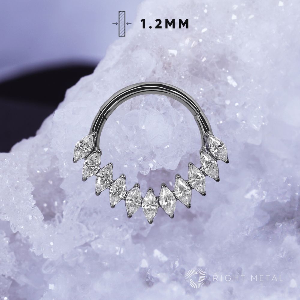 Кликер 11K Marquise v.2 Crystal 1.2мм