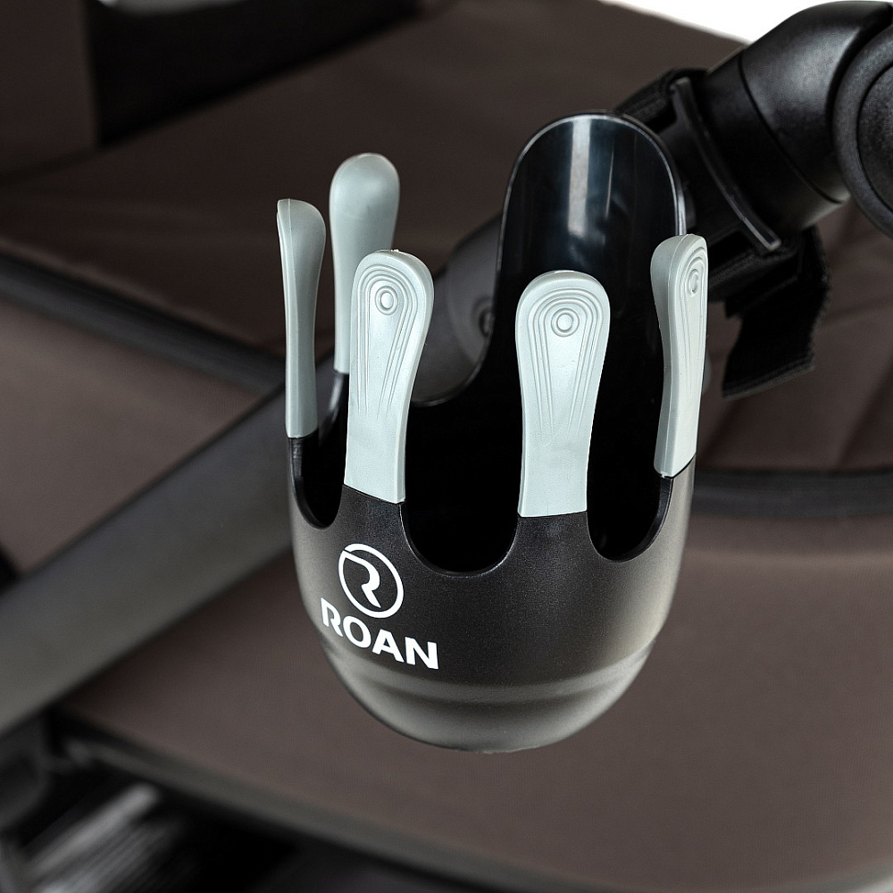 Детская коляска Roan Sol 2.0 2 в 1 SLL/34/T Turkish Coffe/Black/руч.Cappuccino
