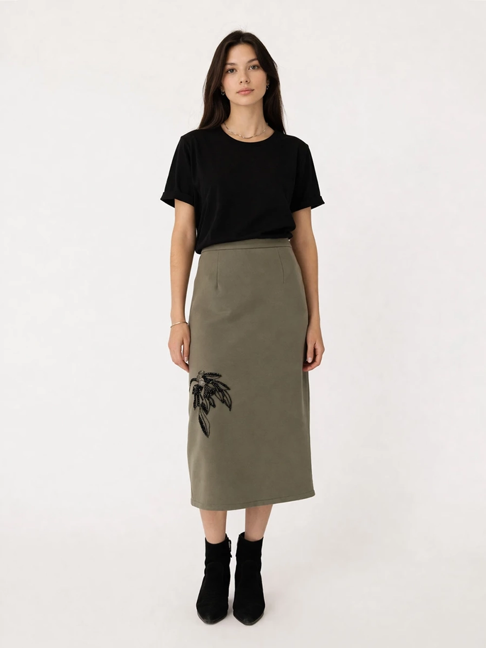 Костюм ЛИЛИЯ, зеленый