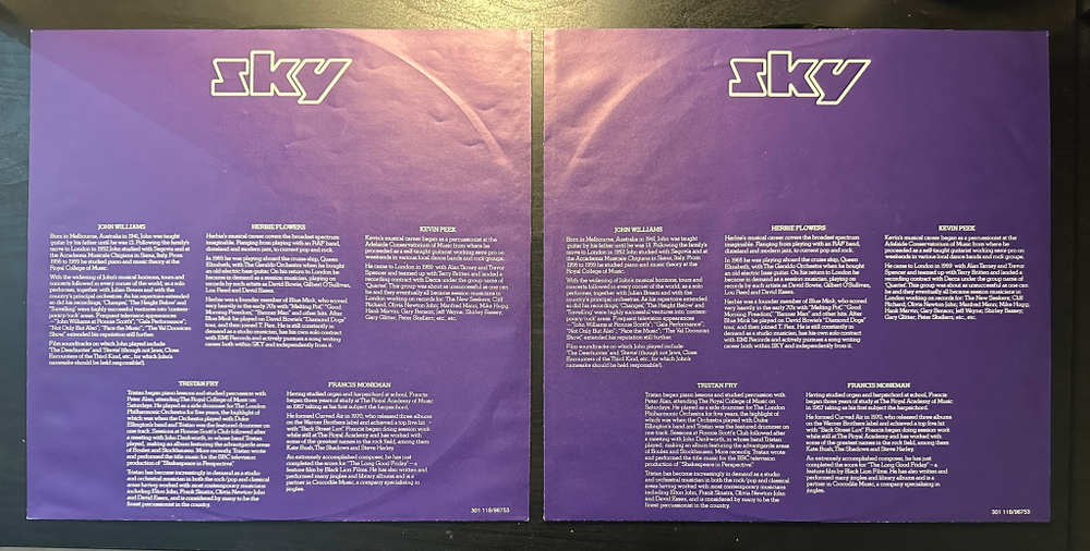 Sky- Sky 2 2LP (Германия 1980г.)