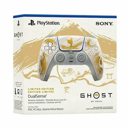 Sony DualSense 16 кнопок Gold Limited Edition (Ghost of Yotei) (PS5)