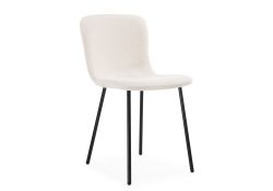 Стул на металлокаркасе Ursa black / white