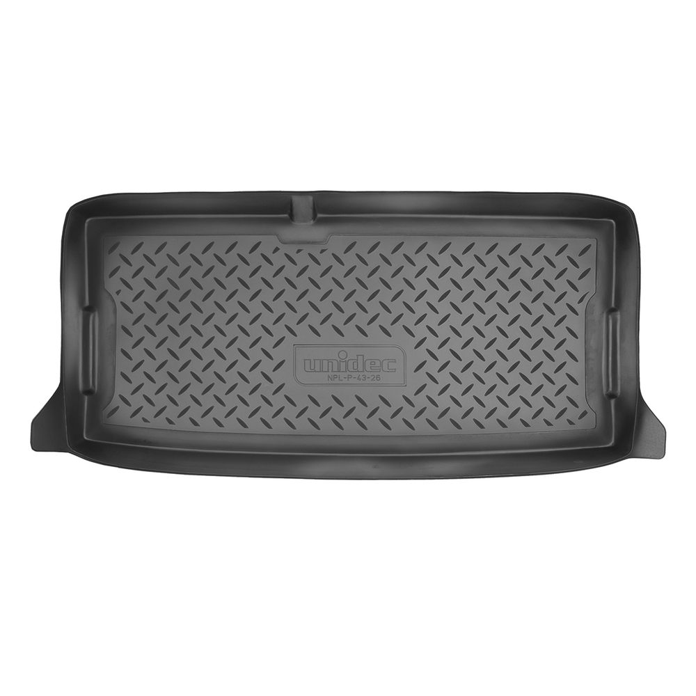 Коврик в багажник Norplast/Unidec для Kia Picanto в кузове BA 07 HB (2007-2011) Черный, полиуретан, арт.NPL-P-43-26
