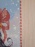 Набор декоративных гобеленовых салфеток Рябиновое чудо 4шт 25х25 см