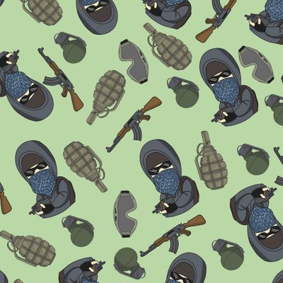 Террорист на оливковом