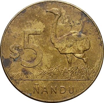 5 песо 2014 Уругвай