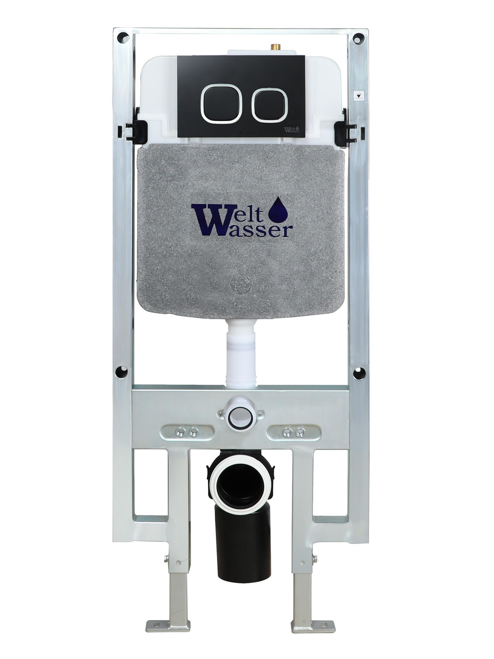 Инсталляция для подвесного унитаза без кнопки WeltWasser  WW AMBERG 497 ST  10000005988