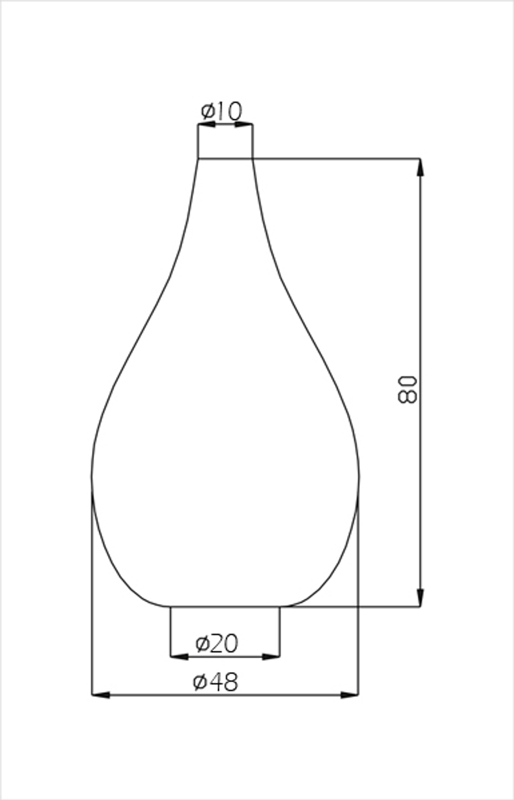 Груша боксерская BOYKO-SPORT №4 80х48