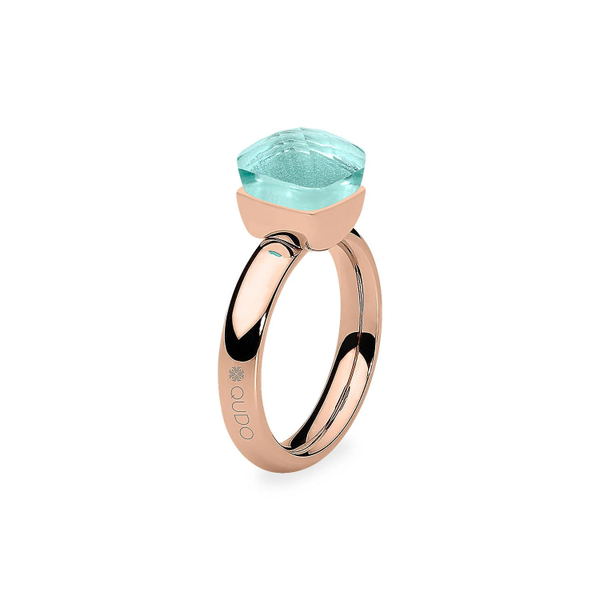 Кольцо Qudo Firenze soft aqua 17.2 мм 613729 BL/RG размер 17,2