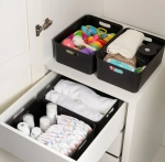 Корзина Agraba, 7.5 л, 32х 23х12 см, базальт, пластик