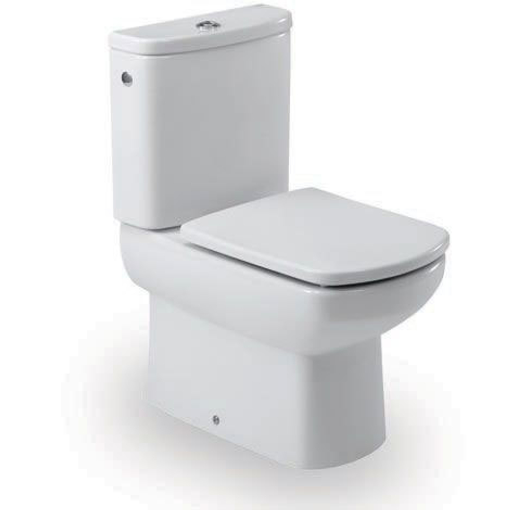 Унитаз напольный Roca Dama Senso Compact с полным прилеганием