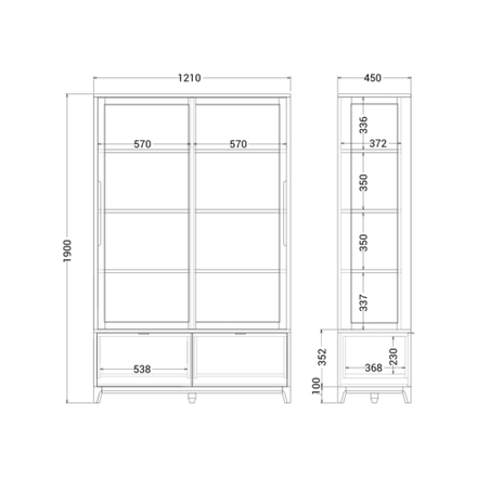 Витрина Case CS176