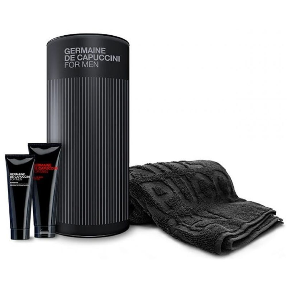 GERMAINE DE CAPUCCINI FOR MEN Powerage 50ml+Gel75ml+Towel