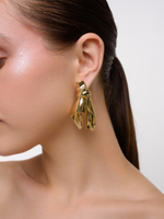 Серьги "Towel" Gold