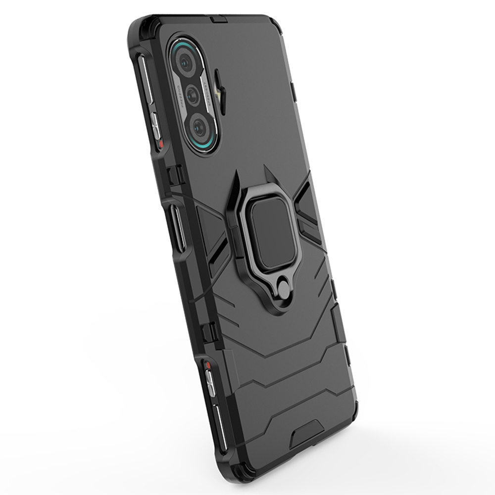 Противоударный чехол с кольцом Panther Case для Xiaomi Poco F3 GT