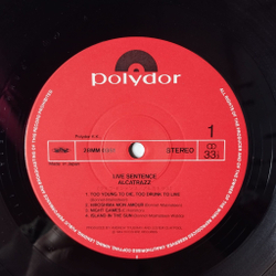 Винтажная виниловая пластинка LP Alcatrazz Live Sentence (No Parole From Rock n Roll) (Japan 1984) (No Obi) Evil Eye