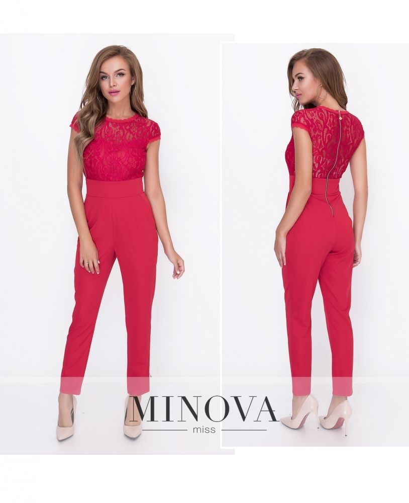 Комбинезон 8581-красный Minova