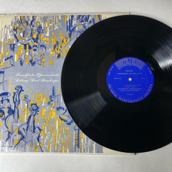Винтажная виниловая пластинка LP Brahms Брамс, Frankfurter Opernorchester, Carl Bamberger Симфония Symphonie Nr. 1 (Германия 1968)