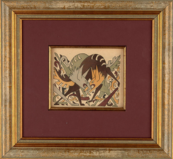 Гончарова Н. Символическое изображение половецкого союза. 1923