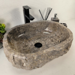 Раковина из мрамора Erozy Grey EM-65560 50*39*15 0887