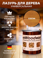 Пропитка для дерева универсальная с воском, антисептик для дерева dkWoodwax венге, 1 литр