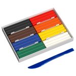 Пластилин 8 цветов Гамма Пчёлка, восковой, 98гр, со стеком, картон.упак.