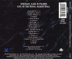 Emerson, Lake & Palmer / Live At The Royal Albert Hall (CD)